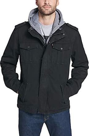 levi's canvas hooded jacket