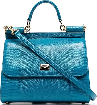 Dolce & Gabbana Small Dauphine Leather Sicily Bag - Blue