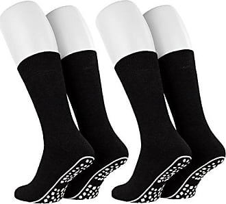 Tobeni 3 Paar Homesocks ABS Socken Rutschfeste Stoppersocken mit Umschlag für Teenager Damen und Herren 