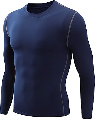 Nooz Men's Cool Dry Compression Baselayer Long Sleeve T Shirts 