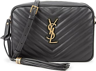 SAINT LAURENT - Collège monogram quilted-leather cross-body bag