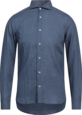 ADRIANO LANGELLA Hemd in Blau für Herren Herren Bekleidung Hemden Freizeithemden und Hemden 