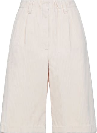 Damen Bekleidung Kurze Hosen Mini Shorts Brunello Cucinelli Baumwolle Shorts Aus Baumwoll-jersey in Weiß 