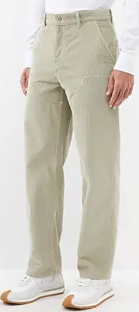 LOEWE Stretch-cotton velvet straight-leg pants