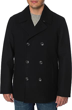 Pea Coats for Men in Black − Now: Shop at $31.52+ | Stylight