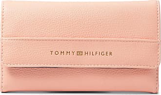 TOMMY HILFIGER Polished Leather Extra CC and Coin Wallet Geldbörse Chestnut 