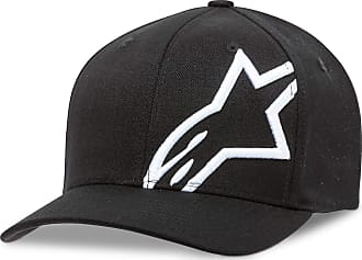 Alpinestars Mens Logo Flexfit Hat Flat Bill Structured Crown 