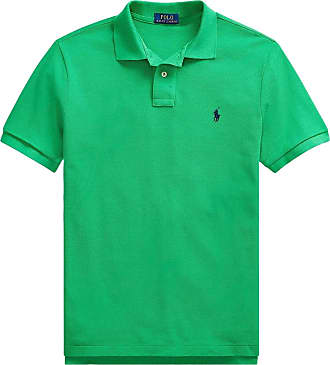 Mancini  2XL  Chest Measures 48"  Red And Green Polo With Navy Collar  RRP £89 