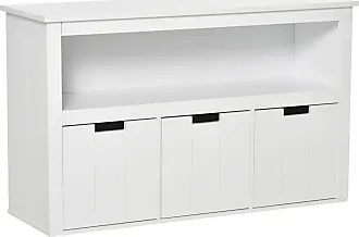Mueble para Microondas 61.5cm Blanco/Rojo