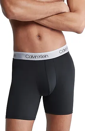  Calvin Klein Men's Microfiber Stretch Multipack Low Rise  Trunks, Black, Shoreline, Red Heat, S : Clothing, Shoes & Jewelry
