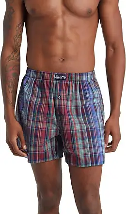 Assorted 5-Pack Woven Cotton Boxers