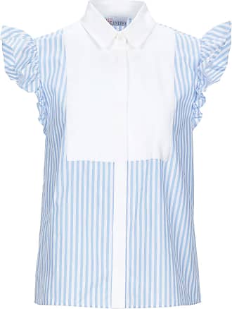 Fashion Blouses Shirt-Blouses The Fifth Shirt Blouse white-blue allover print casual look 