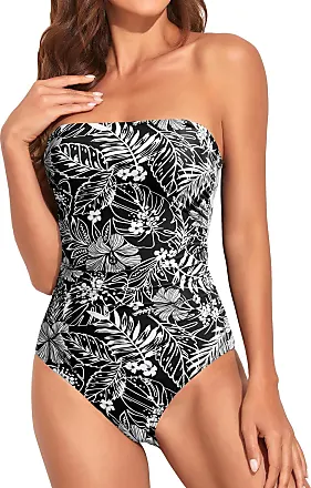 Yonique One Piece Swimsuits for Women Tummy Control Bathing Suits Cute  Swimwear