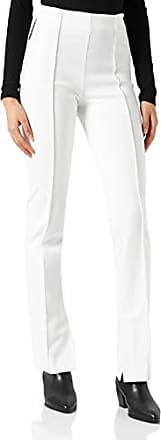 Just Cavalli Synthetik Viskose hose in Weiß Damen Bekleidung Hosen und Chinos Hose mit gerader Passform 
