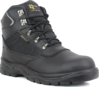 Grafters Apprentice Mens Safety 6 Eye Steel Toe Cap Leather Work Boots Size 7-12 