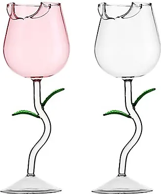 HEMOTON 3 Pièces Verre À Vin Flamant Rose Verre À Martini Décor De