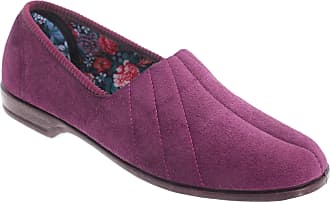 Audrey Velour Velcro® Ladies Slippers