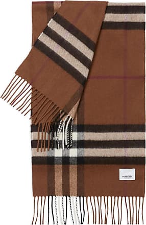 Montage Cashmere Reversible Scarf in Birch Brown