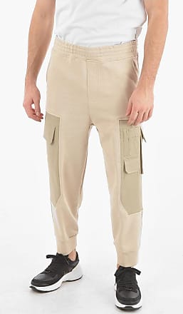 Pantaloni ampi in stile workwear con dettagli sfrangiati