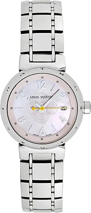 Louis Vuitton Pre-owned Louis Vuitton Tambour Quartz Brown Dial Ladies Watch  Q1312 - Pre-Owned Watches - Jomashop