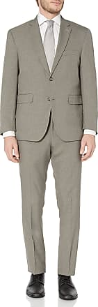 Louis Raphael Men's Slim Fit 2 Button Side Vent 4way Stretch Sharkskin Suit Coat 