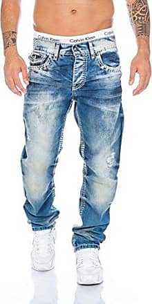 Regular-Fit Cipo & Baxx Herren Jeans Hosen Dicke Naht Freizeit Streetwear Slim 