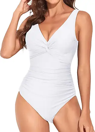 Holipick Plus Size One Piece Swimsuit For Women Tummy Control
