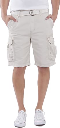 Regular & Big-Tall Sizes WenVen Mens Summer Lightwight Cotton Twill Casual Cargo Shorts 