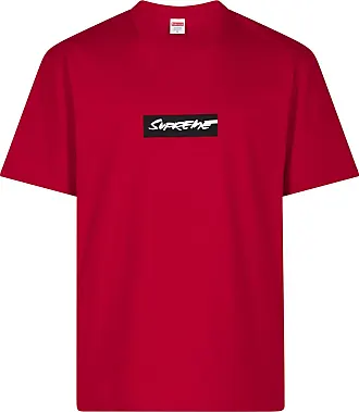 SUPREME Futura text-print T-shirt - unisex - Cotton - M - Red