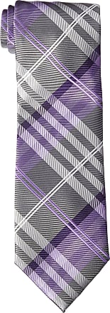 Geoffrey Beene mens Petros Plaid Ii neckties, Purple, Regular US