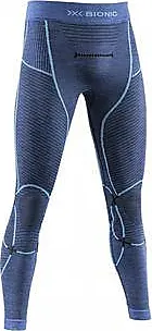 X-Bionic Energizer 4.0 7/8 Fitness Pants Women - jeans blue/pearl beige