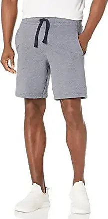 Mens Soft Cotton Fleece Grey Shorts for Casual Active or Gym and Loungewear  (Small) at  Men's Clothing store