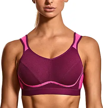 Full Coverage Sports Bras For Women High Impact Support Padded Bounce  Control Wireless Plus Size Bras Cliff Ash 40F