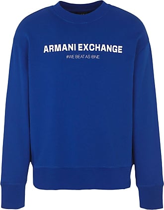 Armani Exchange Men's Cotton Jacquard Fleece Hooded Sweatshirt, D