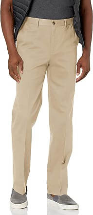 Savane mens Flat Front Stretch Ultimate Performance Chino Casual Pants, Ultimate Alabaster, 50W x 30L Big Tall US