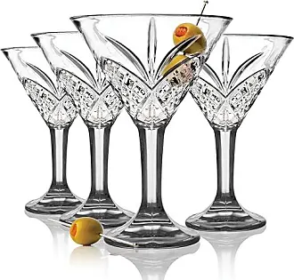 Dublin Crystal Cocktail Martini Glasses Set of 4