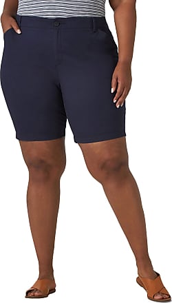 Lee Uniforms Womens Plus-Size Relaxed Fit Diani Knit Waist Bermuda Short  Casual Shorts