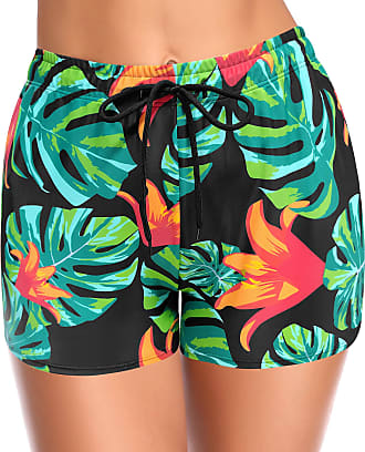 SHEKINI Womens Swim Shorts Printed Board Shorts Summer Beach Trunks 