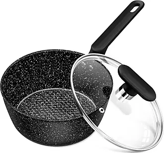 MICHELANGELO 1 Quart Saucepan with Lid, Ultra Nonstick Coppper Sauce Pan  with Lid, Small Pot with Lid, Ceramic Nonstick Saucepan 1 quart, Small  Sauce