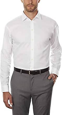 Kenneth Cole Kenneth Cole Unlisted Mens Dress Shirt Regular Fit Solid, White, 16-16.5 Neck 34-35 Sleeve
