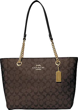 Coach x Disney Mickey Mouse Madison Shoulder Black Leather Bag Small Black  in Fabric with Brass-tone - US