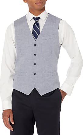 Perry Ellis Men's Travel Luxe 5 Button Vest 4AHV3401PS Brushed Nickle M L New 