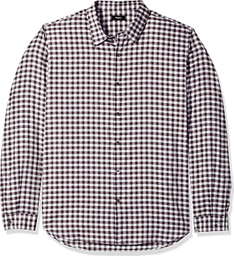 Theory Mens Murrary Flannel Long Sleeve Woven 