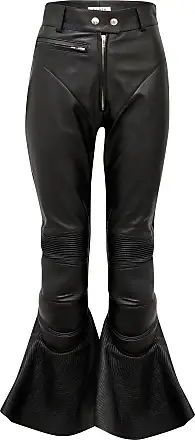 Flared leather pants in black - Alaia