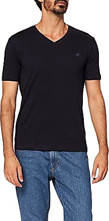 Marc O/'Polo Herren T-Shirt mit ausgewaschenem Look klassisches Kurzarmshirt mit Knopfleiste Poloshirt aus Bio Baumwolle