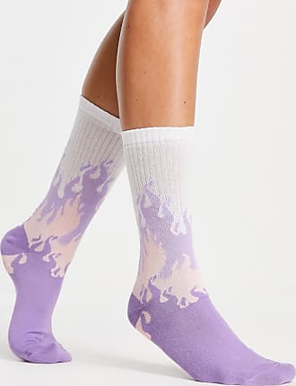 Ribbon flower calf-length socks Farfetch Damen Kleidung Unterwäsche Socken & Strümpfe 