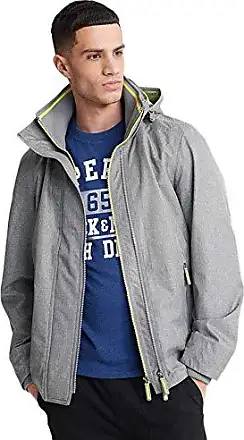 Superdry Homme Veste à Capuche Fuji Tweed Anthracite XS : : Mode