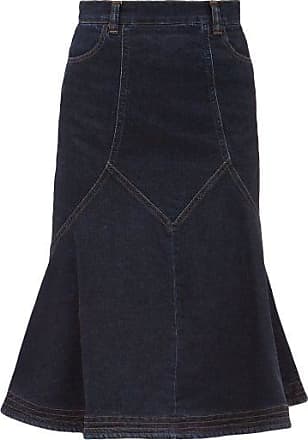 black long jean skirt
