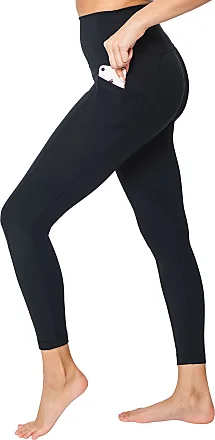 Buy SOLY HUX Girl's Cut Out Leggings Elastic High Waisted Workout Yoga  Pants, Black, 7 Years at