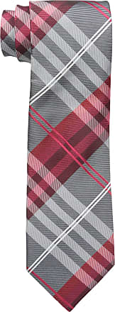 Geoffrey Beene mens Petros Plaid Ii neckties, Red, Regular US